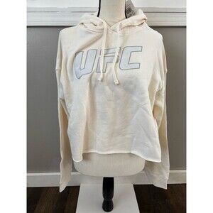 Woman's Hoodies & Sweatshirts UFC Crop Hoodie Off White Small